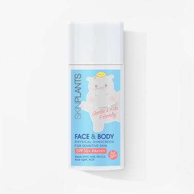 FACE & BODY PHYSICAL SUNSCREEN FOR SENSITIVE SKIN SPF35+ PA++++