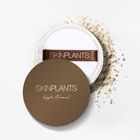 [ใหม่!] SKINPLANTS SEMI-MATTE & DEWY FINISH APPLE FIBER TRANSLUCENT POWDER  แป้งฝุ่น แอปเปิ้ล โปร่งแสง คุมมัน ฉ่ำโกลว์ ขนาด 15g